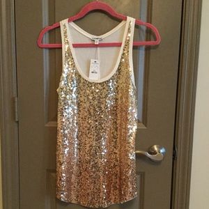 Express Sequin Tank